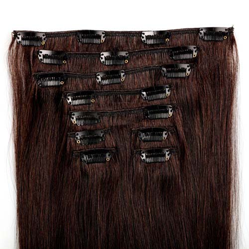 regular weft clip-on
