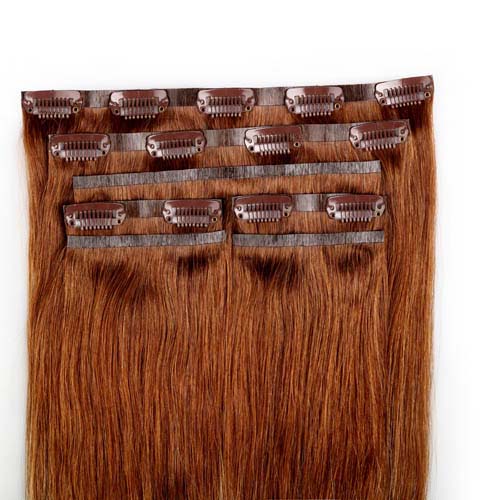 narrow edge skin weft clip-on